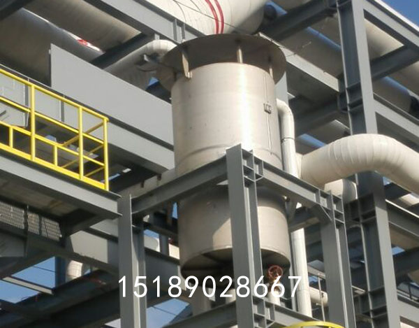 万华工业园蒸汽消音器的安装